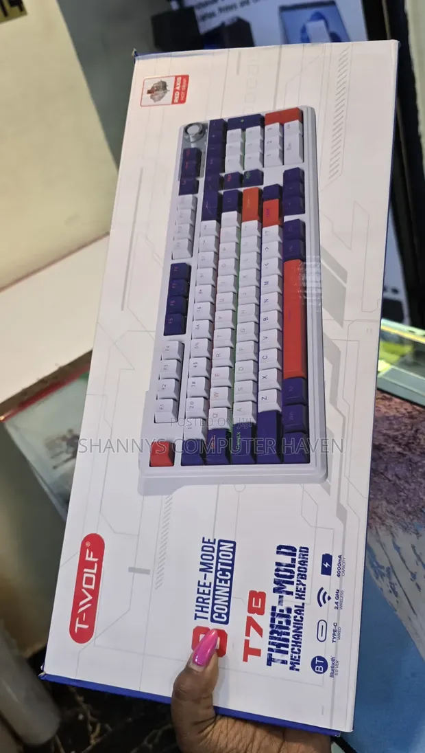 Twolf TF78 Three-Mode Mechanical Gaming Keyboard - 1