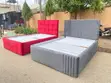 Regal Grey Ribbed Chester Bed (5x6) - 1