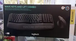 Logitech Wave Keys Ergonomic Keyboard & Lift Vertical Mouse Combo