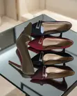 GRASS Pointed-Toe Stiletto Pumps - Women's Size 37-41 - 3
