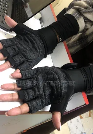 Half Finger Gym Gloves with Wrist Support