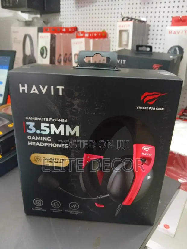 Havit Gamenote Fuxi-H5d Gaming Headphones 3.5mm Wired Headset - 1