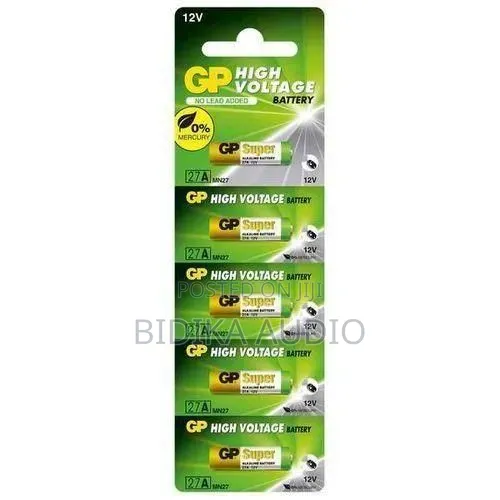GP 5pcs 27A Super Alkaline Batteries 12V - 1