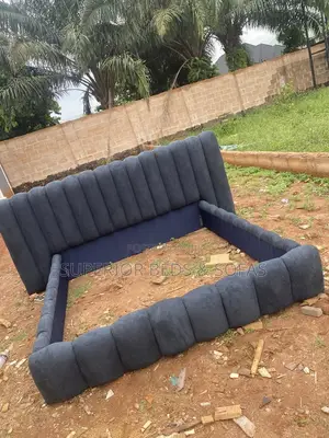 5x6 Deluxe Navy Cloud Chester Bed