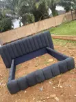 5x6 Deluxe Navy Cloud Chester Bed - 2