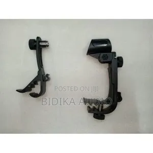 2pcs Clamp Clip-on Drum Rim Microphone Mount Holder