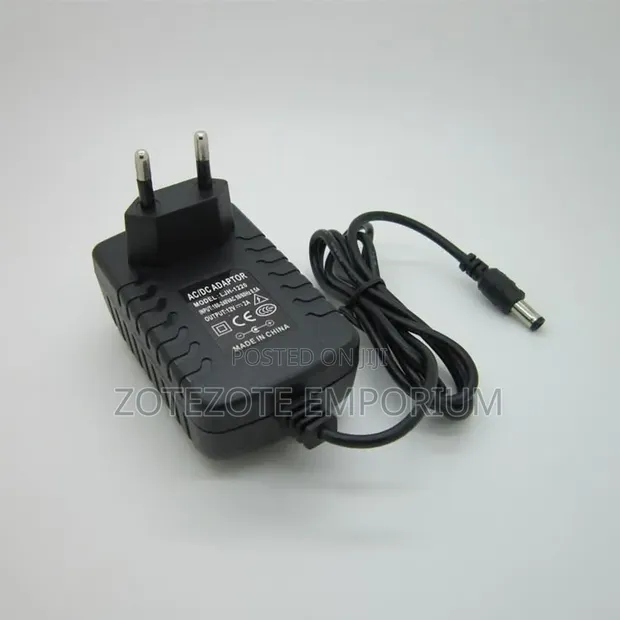 12V 2A Power Adapter with UK Plug - 1