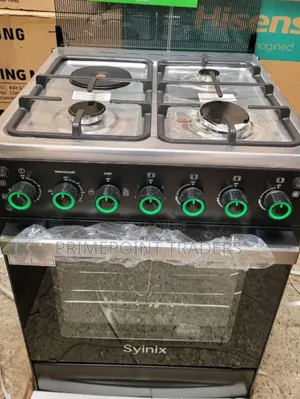 Syinix 60x60 Standing Cooker with Electric Oven