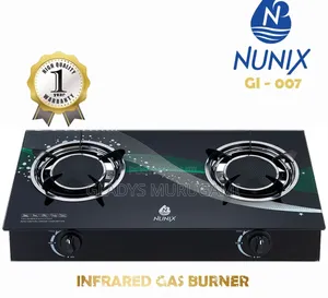 Nunix Jiko la Vichomea 2-Burner Infrared GI-004 & GI-007