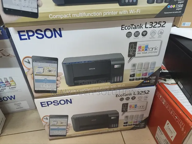 Epson EcoTank L3252 Printeri ya 3-in-1 Isiyo na Waya - 1