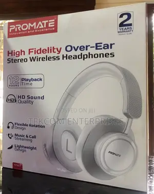 Promate Takt High Fidelity Wireless Over-Ear Headphones