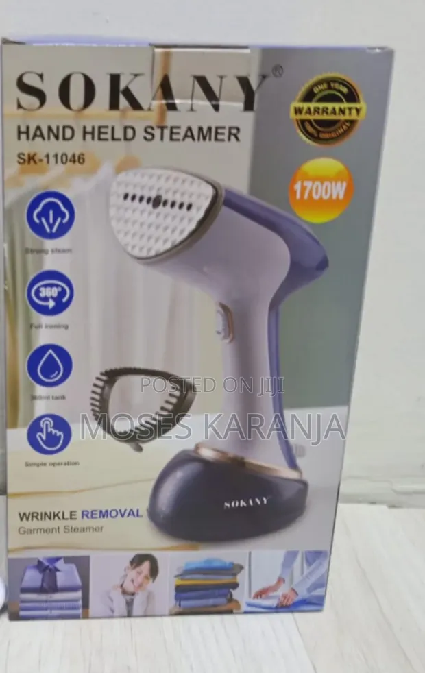 Brand New Sokany Handheld Garment Steamer - 1