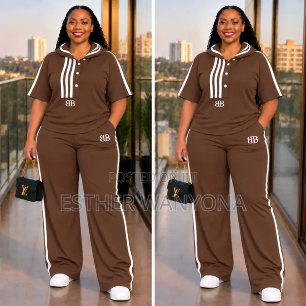 Women's Two-Piece Casual Tracksuit Set - 1