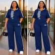 Women's Two-Piece Casual Tracksuit Set - 2