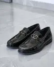 Viatu vya Loafers vya Ngozi ya VLogo vya Italia - 2