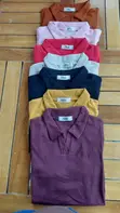 Zara Basic Ladies' Crop Polo T-Shirts - 3