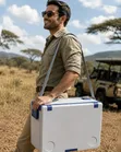 Convertible Cooler Box Camping Table - 2