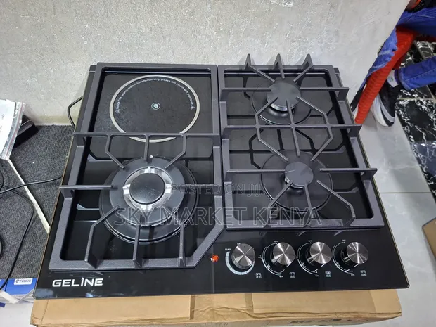 Geline 60cm Hob 3 Gas + 1 Electric - 1