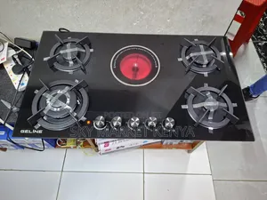 Geline 90cm Hob 4 Gesi + 1 Umeme