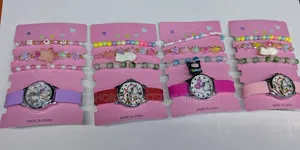 Kids Bracelet & Watch Set - Colorful Stylish Gift
