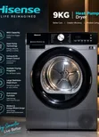 Hisense 9KG Heat Pump Front Loader Dryer - 1