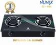 Nunix 2-Burner Infrared Cooker 004 & 007 GI - 2