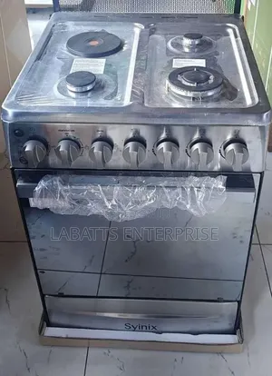 Syinix 60x60 Cooker ya Kusimama 3+1 na Oven ya Umeme