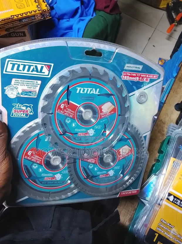 Total TCT Saw Blade Set (24T/40T/60T) - 1