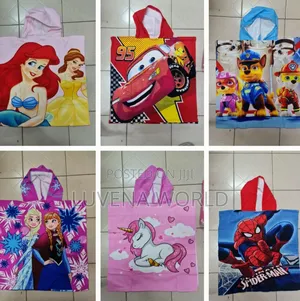 Cartoon Hooded Towels - Brand New