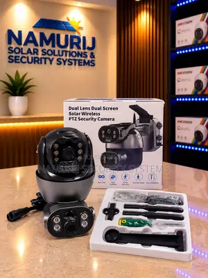 UBox Dual Lens Kamera ya Usalama ya Nje