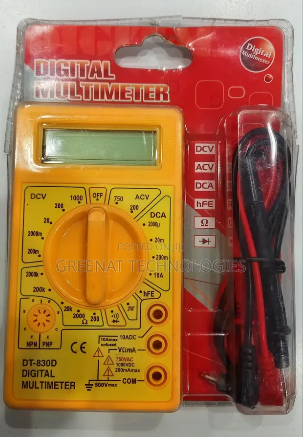 Digital Multimeter DT830D Mtaalamu Mjaribu - 1
