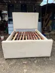 Kitanda cha Chester Plain cha Cream 4x6 - 2