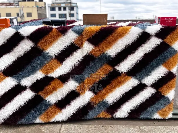 Multicolor Fluffy Shaggy Carpet - 1