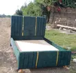 Kitanda cha Chester cha Plum Emerald chenye Ribbed cha 5x6 - 2