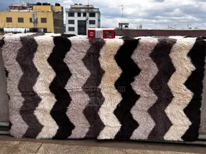 Carpet ya Chevron Fluffy