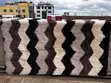 Carpet ya Chevron Fluffy - 1