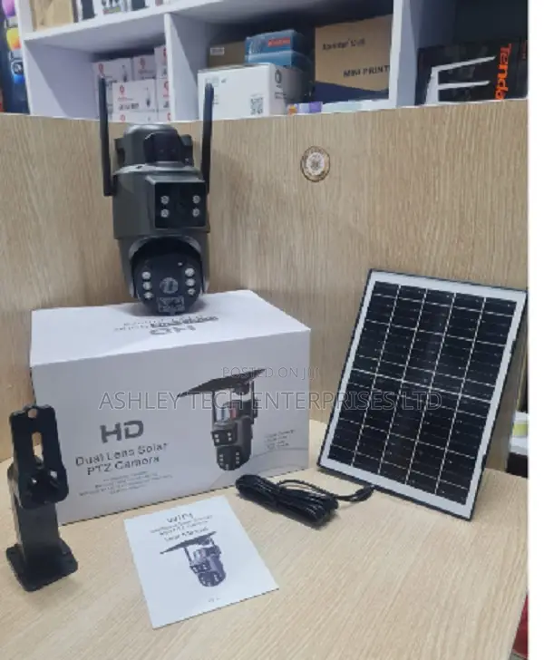 UBox 4G 4MP Dual Lens PTZ CCTV Camera - Brand New - 1