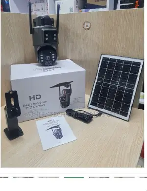 Ubox 4MP Dual Lens 4G CCTV Camera - Solar Powered