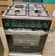 Syinix 60x60 Standing Cooker - 3 Gas + Rapid Electric Plate, Electric Oven - 2