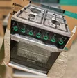 Syinix 60x60 Standing Cooker - 3 Gas + Rapid Electric Plate, Electric Oven - 3