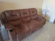 Boss Office Products Brown Velvet Sofa Set - Used - 2