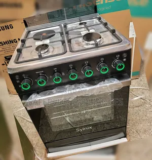 Syinix 60x60 Jiko la Gesi 3 + Umeme 1 na Turbo Fan
