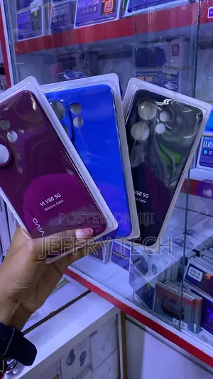 Kifaa cha Kinga cha Purple Silicone kwa Vivo V60 5G