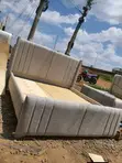 Signature Grey Ribbed Chester Bed 5x6 - 2
