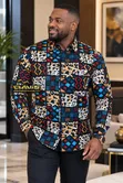 Clavis Fashion Hub Kitenge Shirt with Pocket - Men's - 1