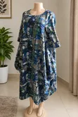 Maxi Dress yenye Picha ya Abstract - Raha Bila Juhudi - 2
