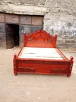 Kitanda cha Mahogany King Size - Kipya Kabisa - 4