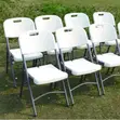 Plastic Folding Wedding Event Chair - White - 3