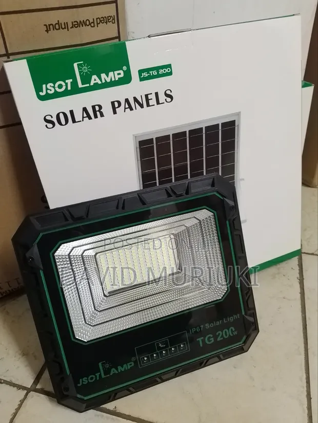 JSOT 200W Solar LED Security Light - 1