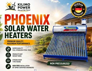 Phoenix 200L Non-Pressurized Solar Water Heater